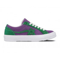 Converse кеды Golf le Fleur OX фиолетовые с зеленым