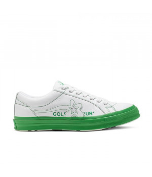 Converse кеды Golf le Fleur белые с зеленым