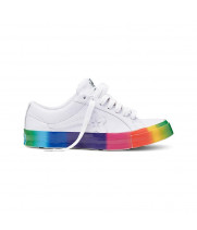 Converse кеды Golf le Fleur с разноцветной подошвой белые