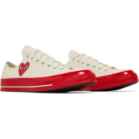 Converse Comme Des Garcons Play Chuck 70 Low Pristine Red