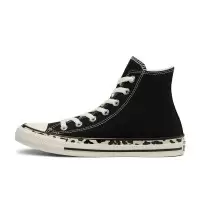 Кеды Chuck Taylor All Star с леопардовым принтом черные