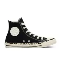Кеды Chuck Taylor All Star с леопардовым принтом черные