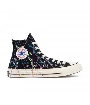 Кеды Converse  Chuck 70 Archive Splatter черные