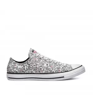 Кеды Converse X Keith Haring Chuck Taylor с принтом черно-белые