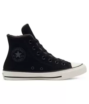 Converse кеды кожаные высокие чёрные 