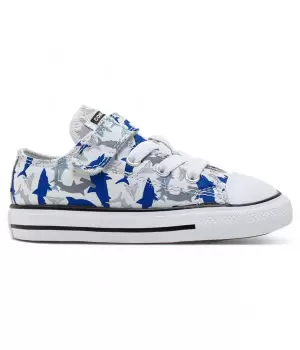 Детские кеды Converse All Star низкие белые 