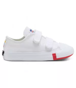  Converse кеды детские низкие белые 